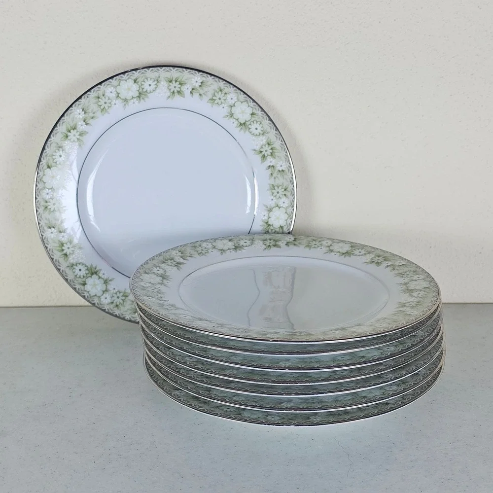 Set Of 8 Noritake Princeton Vintage‎ 6911 Bread Butter Plates 6 3/8